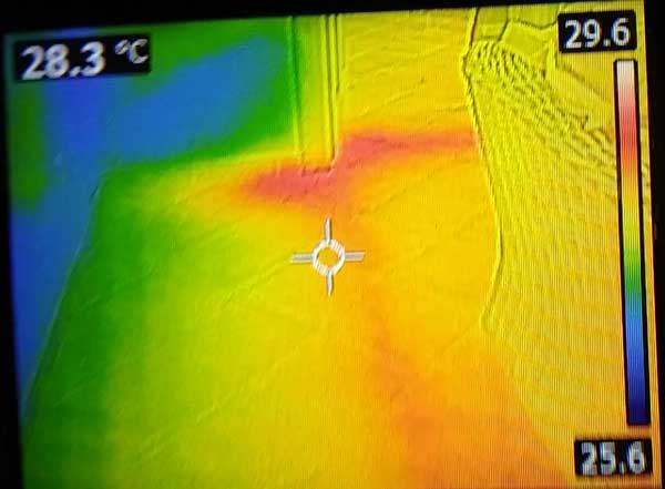 Como buscar una fuga de agua con cámara térmica Flir E6xt